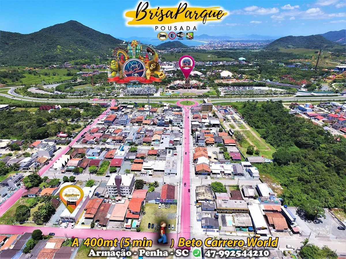 *** Penzion Pousada Brisa Parque - 400 Metros Do Parque Penha  Brazílie